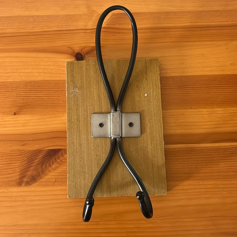 Wall Decor Double Coat Hook